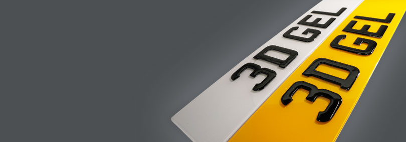 3D Gel Number Plates Mobile Banner